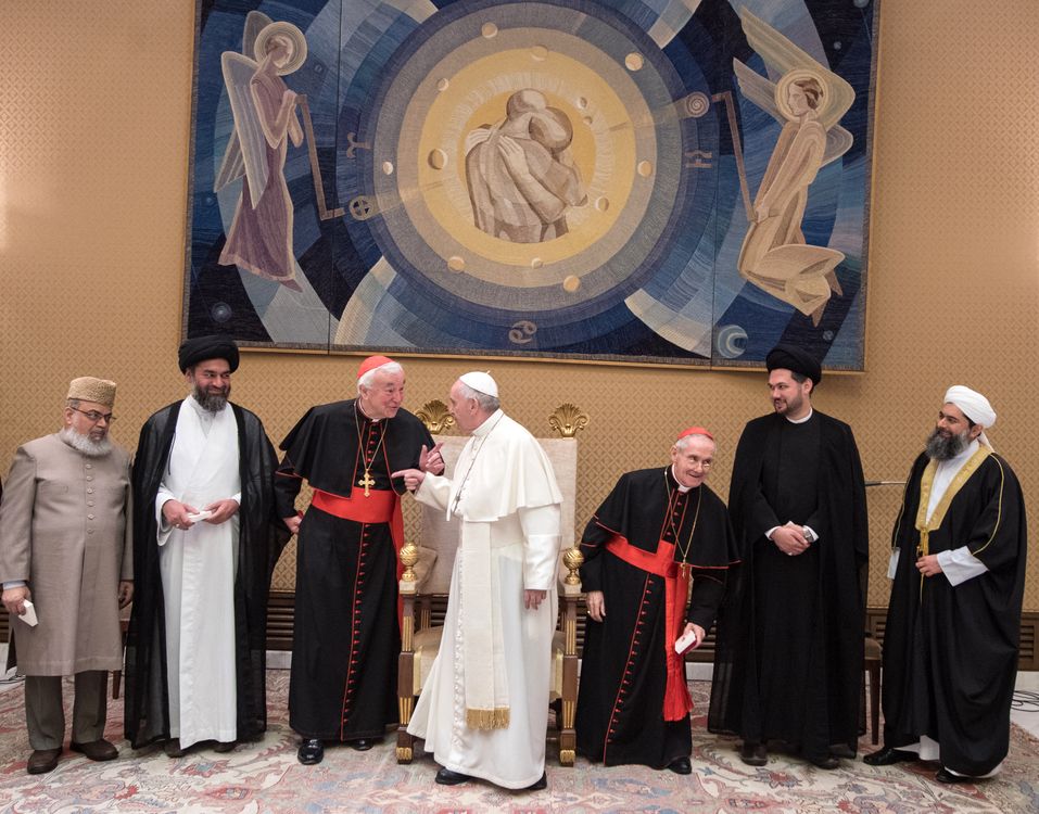 Papst Franziskus empfängt eine Delegation britischer muslimischer Vertreter (5.4.2017)