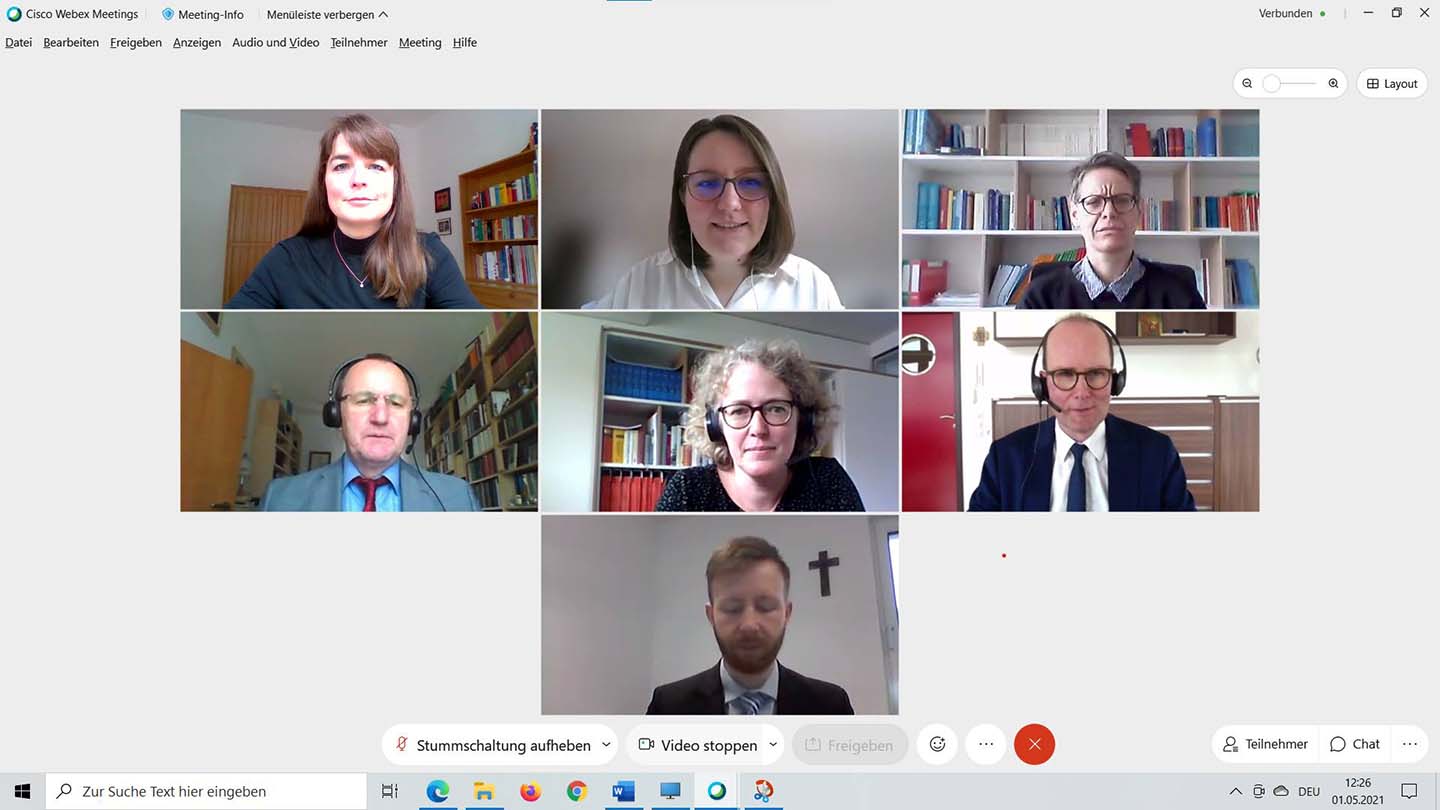 Das Team von Theologie im Fernkurs beim Studientag