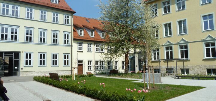 Innenhof des Bildungshauses St. Ursula