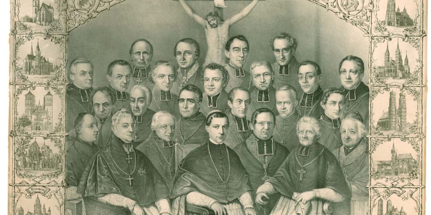 Gedenkbild „Versammlung des deutschen Episcopates im Jahre des Heiles 1848“