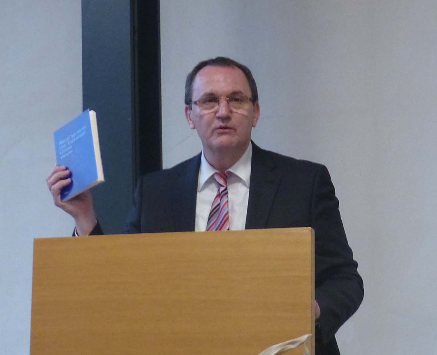 Dr. Franz bei seiner Rede