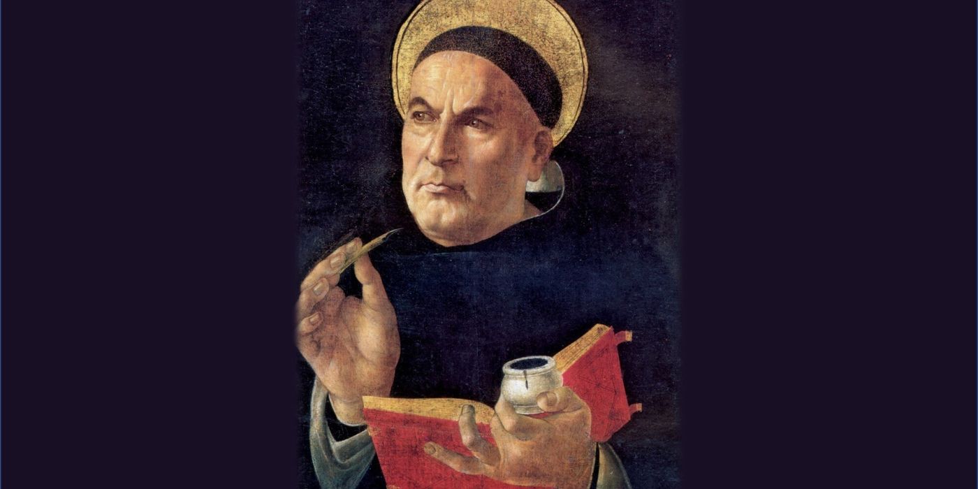 Portrait Thomas von Aquin von Sandro Botticelli