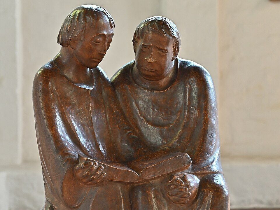 Die lesenden Mönche, von Ernst Barlach