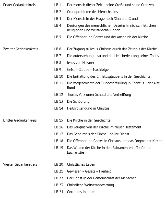 Die Lehrbriefe des ersten Grundkurses