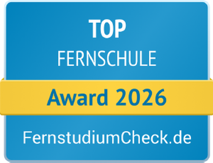 Top Fernschule Award 2026 von FernstudiumCheck.de