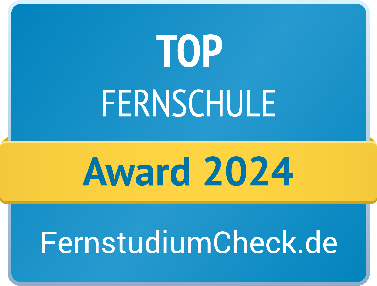 Top Fernschule Award 2022 Fernstudiumcheck.de